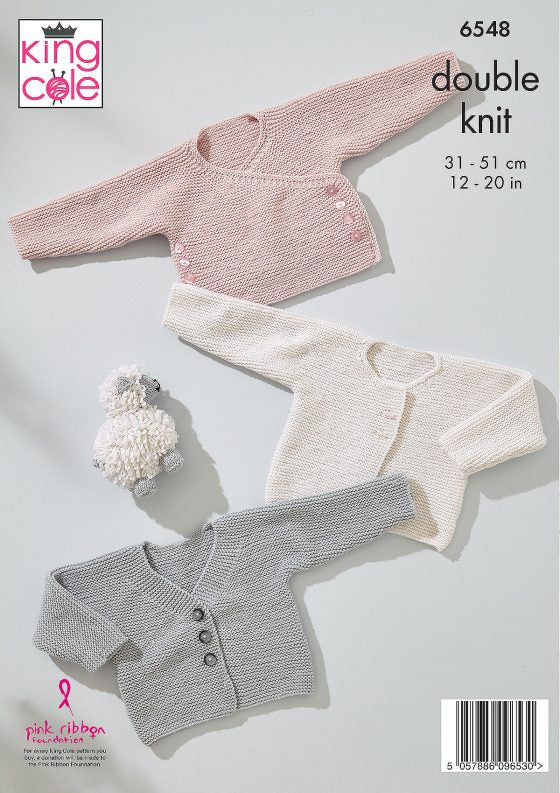 Cardigans knitted in Little Lamb DK