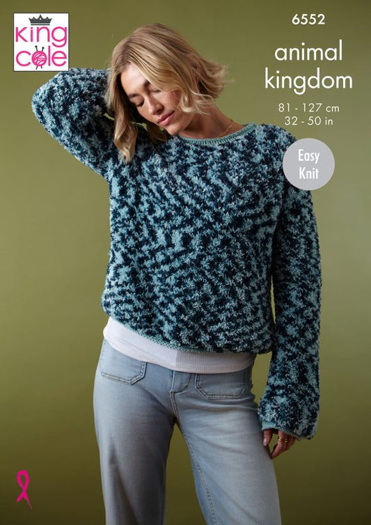 Sweater and Cardigan knitted in Animal Kingdom