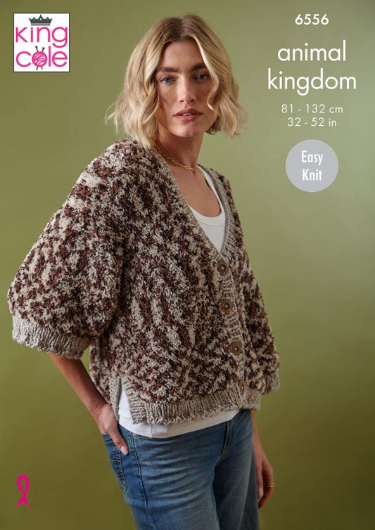 Sweater and Cardigan knitted in Animal Kingdom