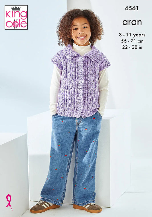 Cardigans knitted in Fashion Aran