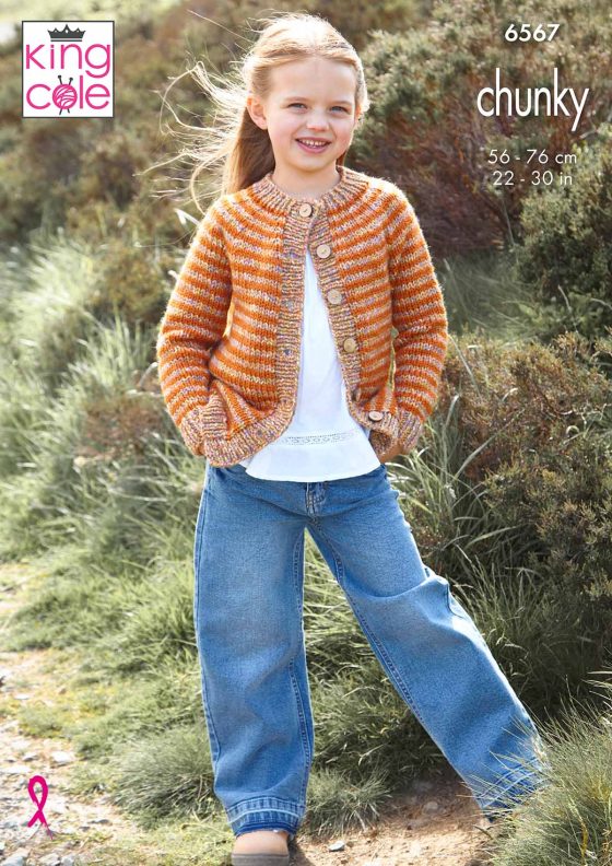 Cardigans knitted in Dalesway Moors Chunky