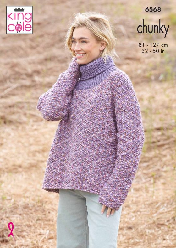 Sweaters knitted in Dalesway Moors Chunky