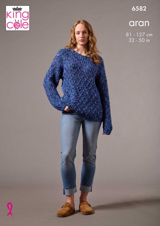 Sweaters knitted in Firefly Aran