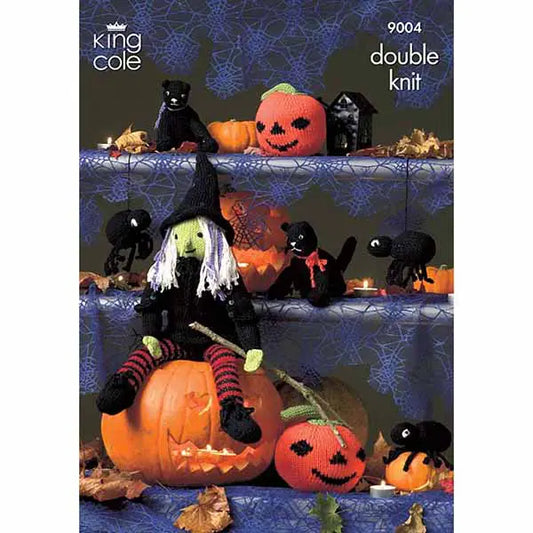 Halloween Pattern Knitted with Bamboo Cotton DK
