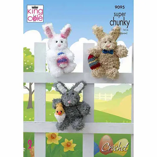 Becky Bunny – Crochet Easter Bunnies in Tufty & Big Value Super Chunky
