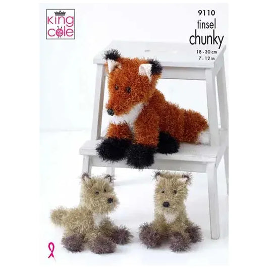 Fox Knitted in Tinsel Chunky