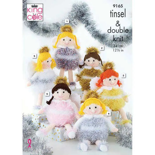 Little Angels Knitted in Tinsel & Big Value DK 50g