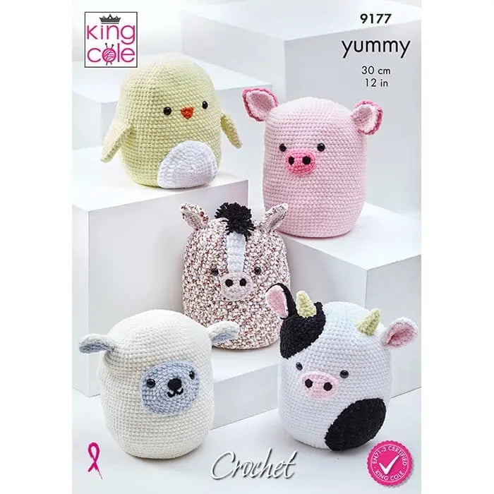 Squishy Amigurumi Toys Crocheted in Yummy & Big Value Chunky