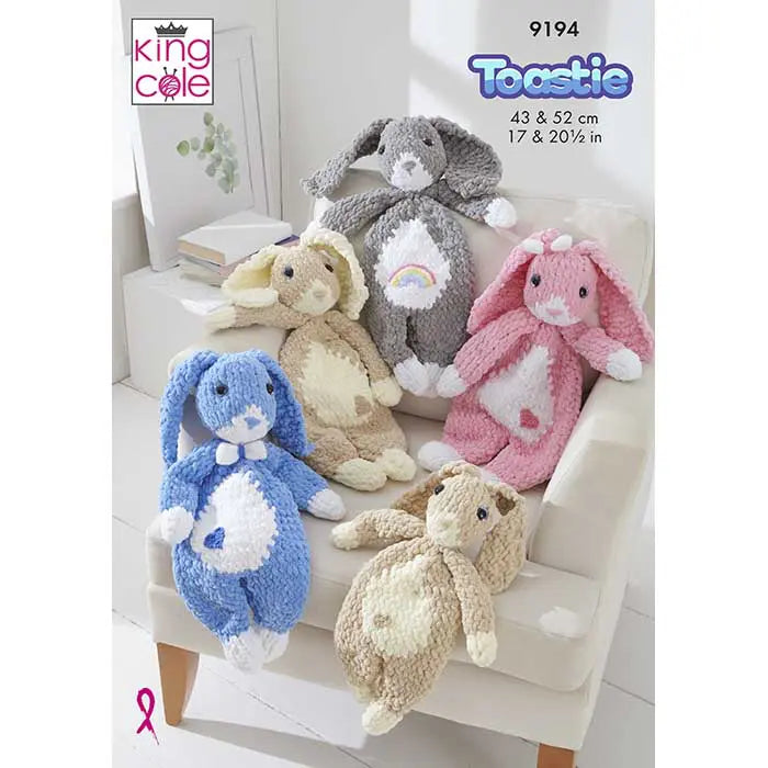 Snuggle Bunnies Knitted in Toastie