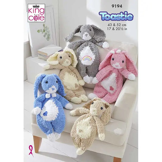Snuggle Bunnies Knitted in Toastie