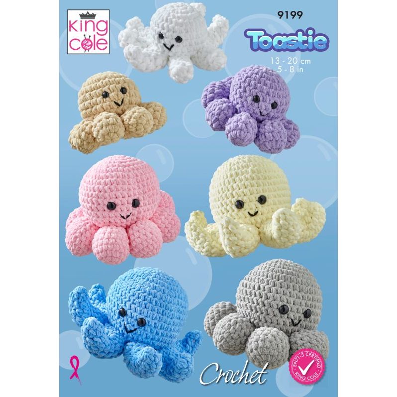 Cute Octopus Crocheted in Toastie