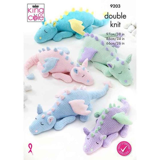 Sleeping Dragons Knitted in Yummy