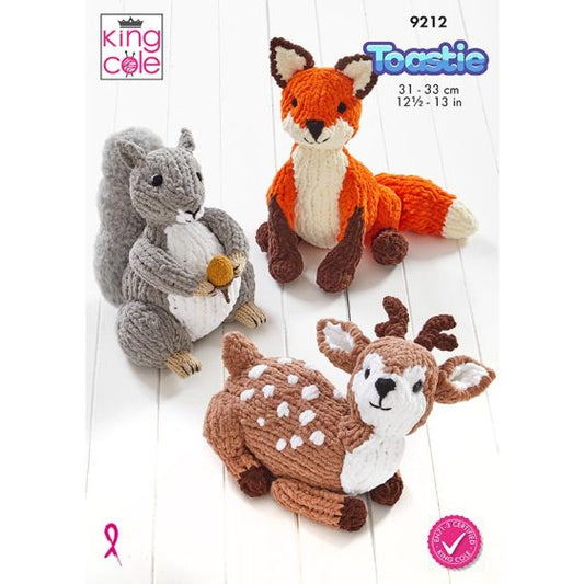 Woodland Wildlife knitted in Toastie