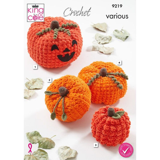 Pumpkins crocheted in Jumbo Toastie, Warm & Toastie and Yummy