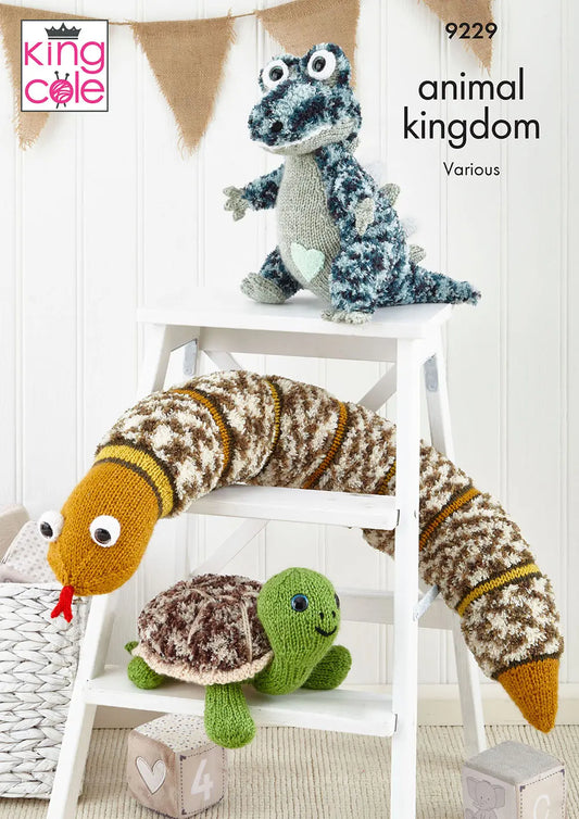 Reptile Friends knitted in Animal Kingdom