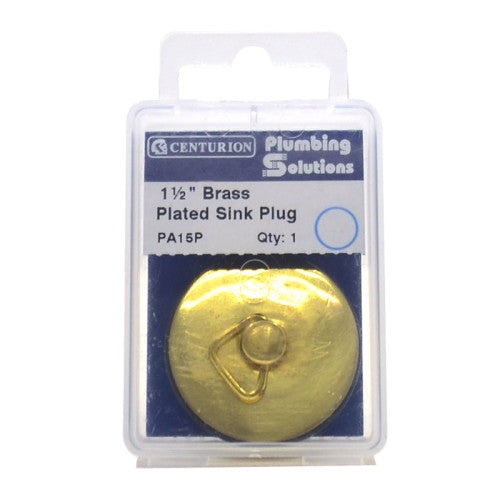 Plug - Sink Bath - Brass - 1 1/2"