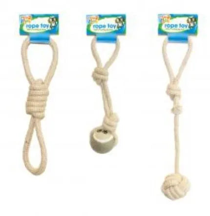 PETS AT PLAY Jute Rope Toy Assorted Design