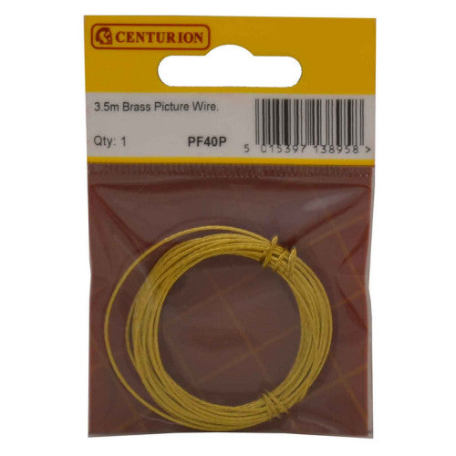 3.5m Brass Picture Wire