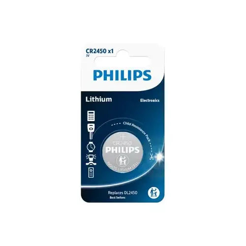 Philips Lithium Con Cell Battery CR2450