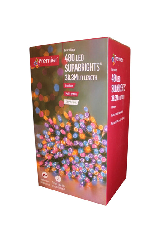 480 Multi Action LED Supabrights Timer Multi colour
