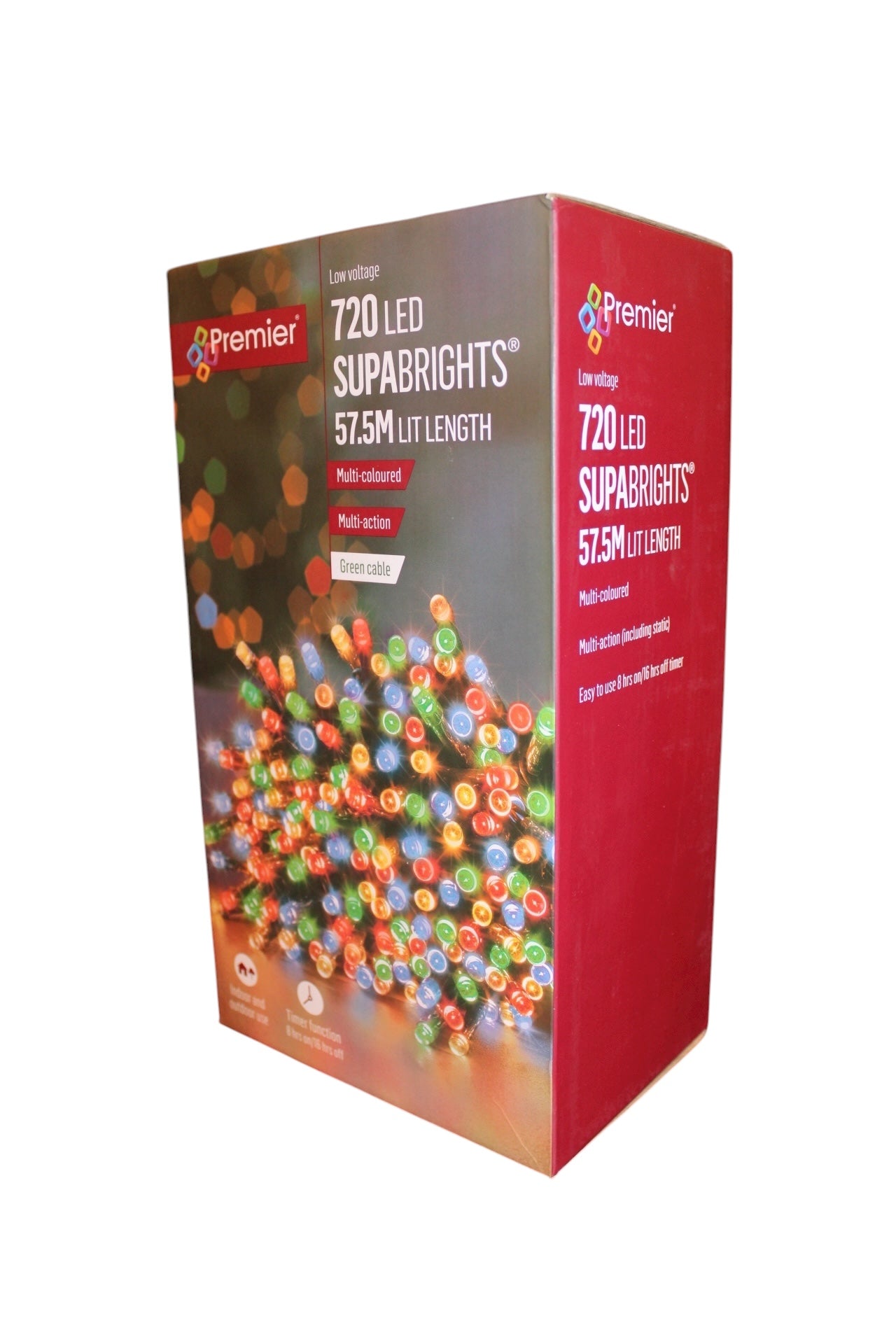 720 Multi Action LED Supabrights Timer Multi colour
