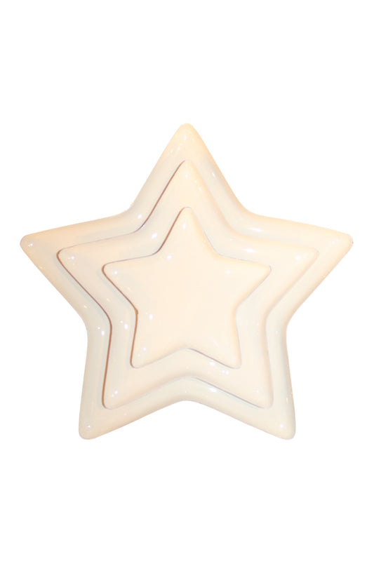 Cream & Gold Star Tray