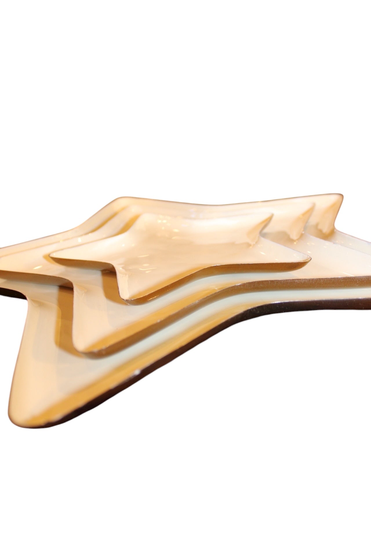 Cream & Gold Star Tray