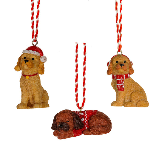 Resin Cockapoo Hanging Decoration - Assorted Designs