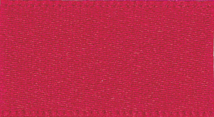 Ribbon: Double Faced Satin 10mm: Red Price Per Metre