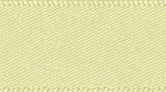 Ribbon: Double-Faced Satin: 20m x 5mm: Pale Lemon