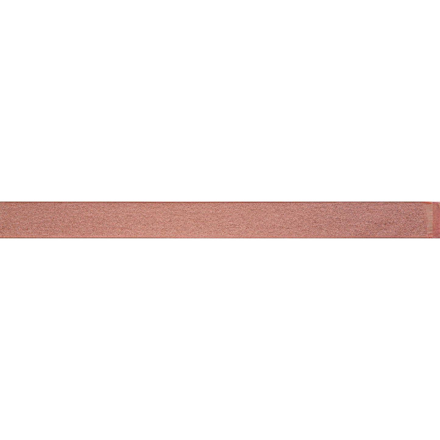 Ribbon: Lamé: 25mm: Rose Gold - Price per Meter