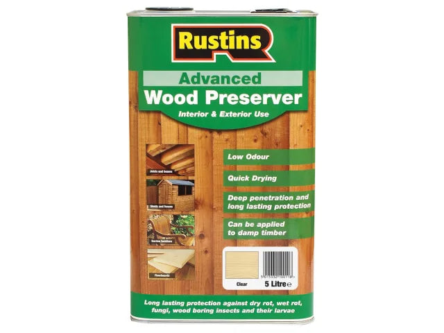 Advanced Wood Preserver Clear 5 litre