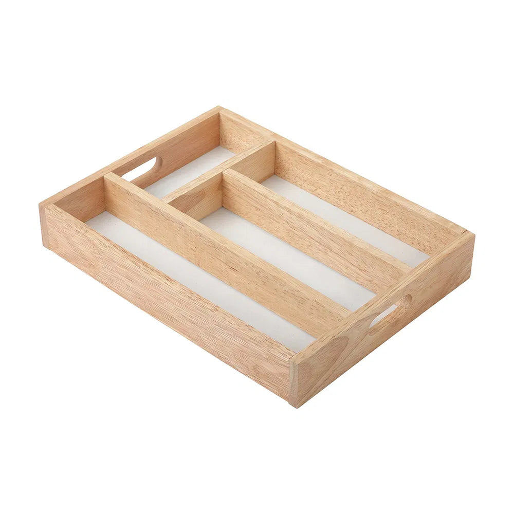 Heava Wood Cutlery Tray 33cm x 24cm