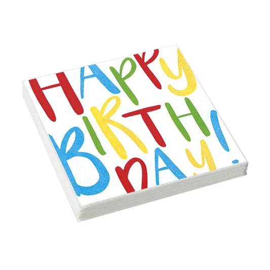 Happy Birthday 3Ply Napkins