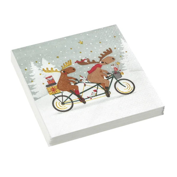 Tandem Moose 3ply Paper Napkin 33 X 33cm