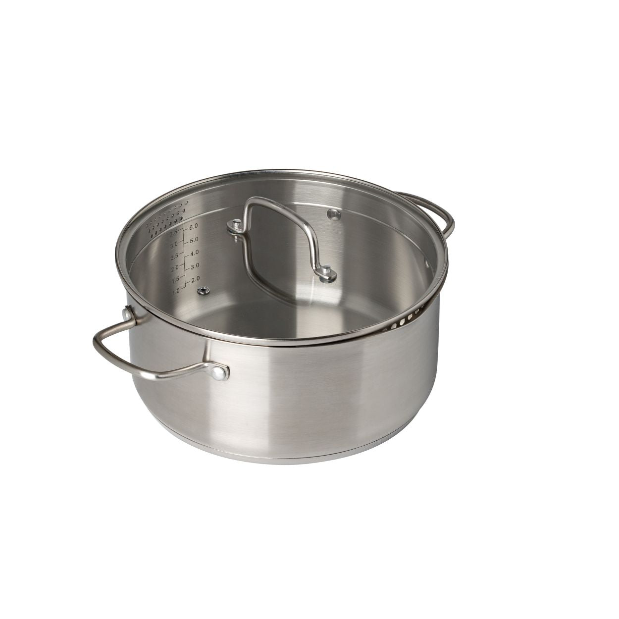 Pyrex Stainless Steel Stewpot with Lid 24cm