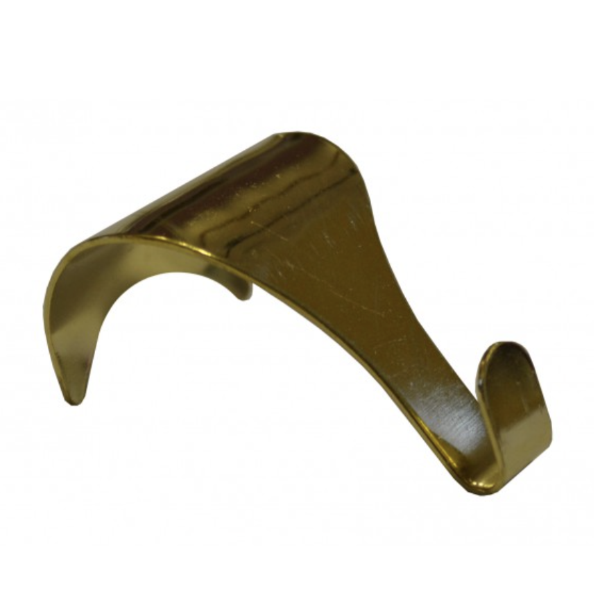 Picture Rail Hooks Antique Brass Pk2