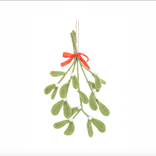 Mistletoe Bunch Felt Decoration