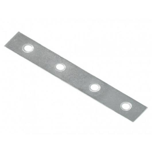 Mending Plates 100mm Bright Zinc Plated Pk4