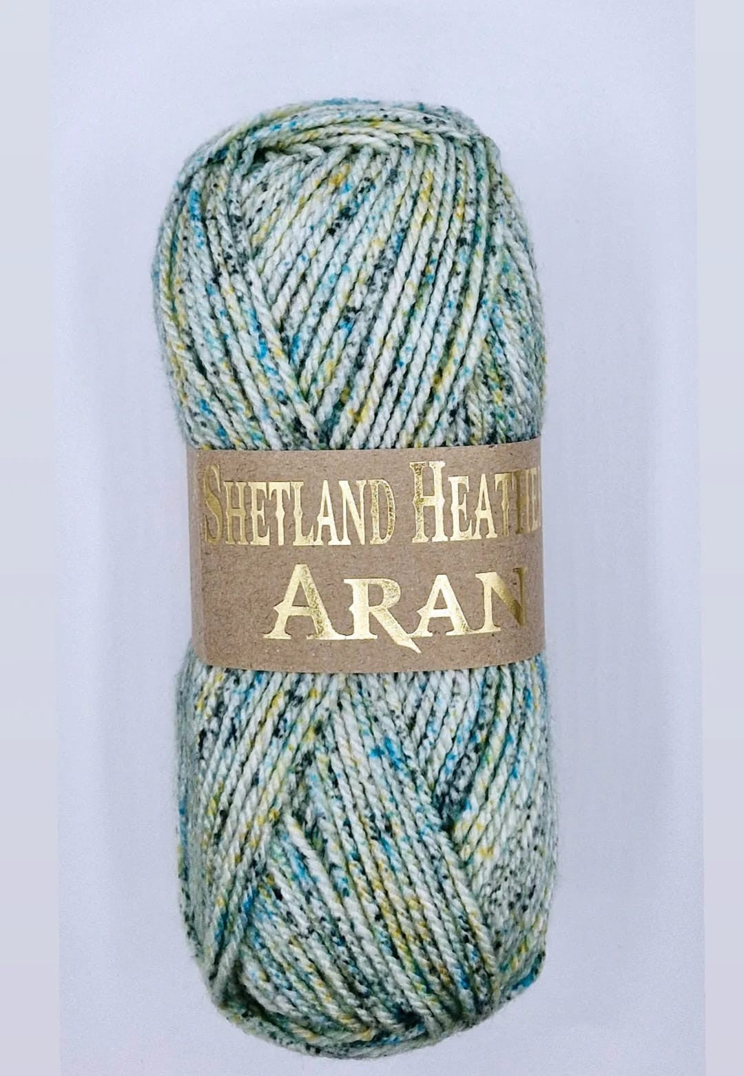 Knitting Yarn: Shetland Heather Aran: Crocus: 100g