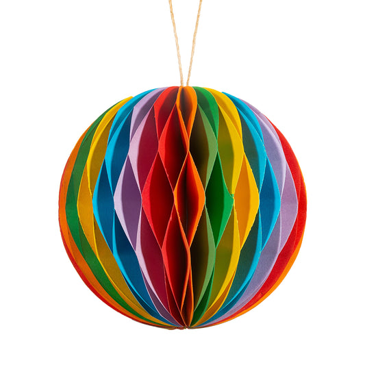Rainbow Honeycomb Paper Hanging Decoration