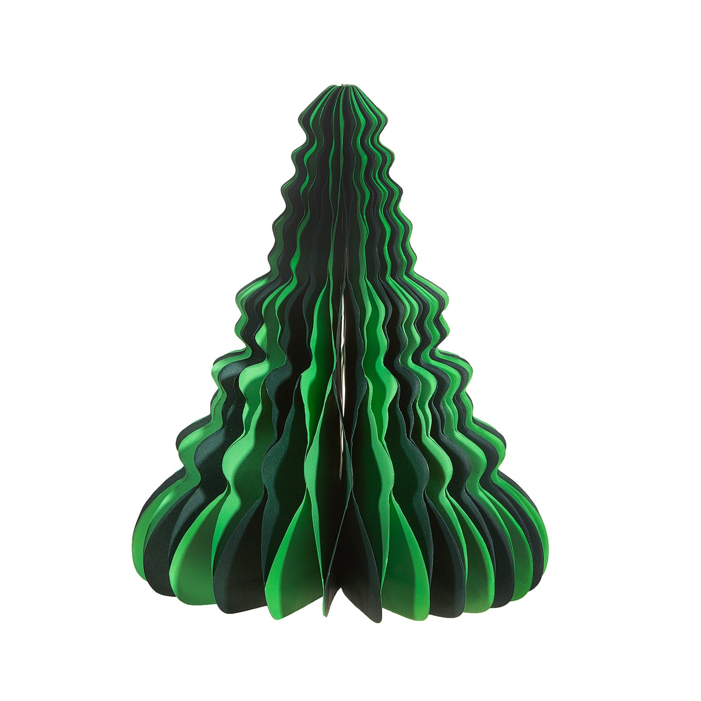 Green Honeycomb Paper Standing Decorations - Set of 2