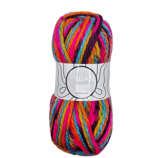 Knitting Yarn: Urban Super Chunky: Flamingo: 100g