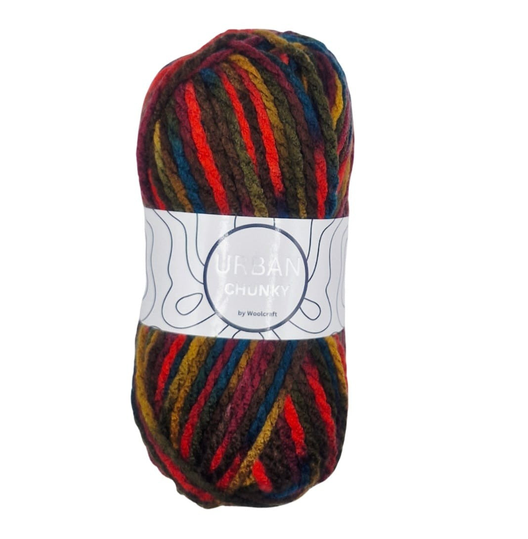 Knitting Yarn: Urban Super Chunky: Peacock: 100g