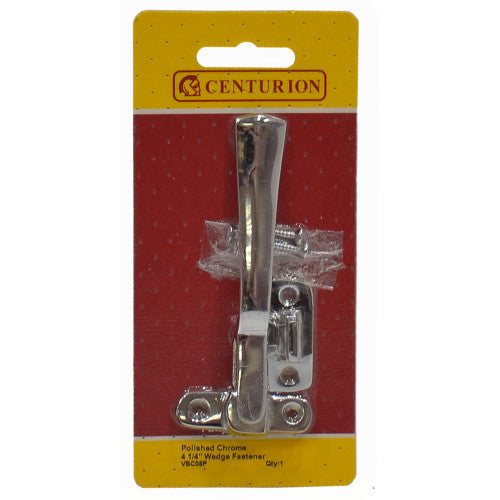 Chromed Wedge Spoon Style Casement Fastener, 105mm