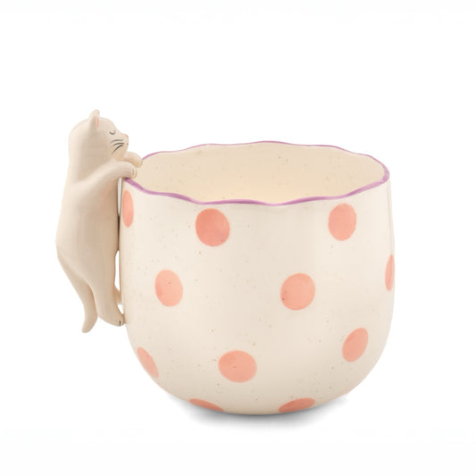 Peeking Cat Planter