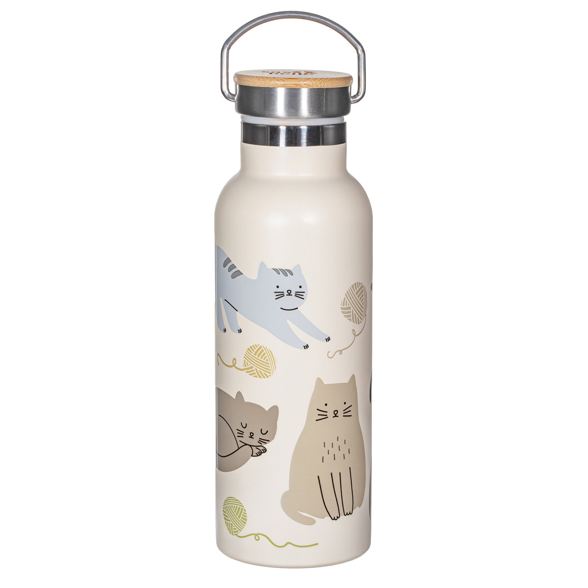 Cats Metal Water Bottle