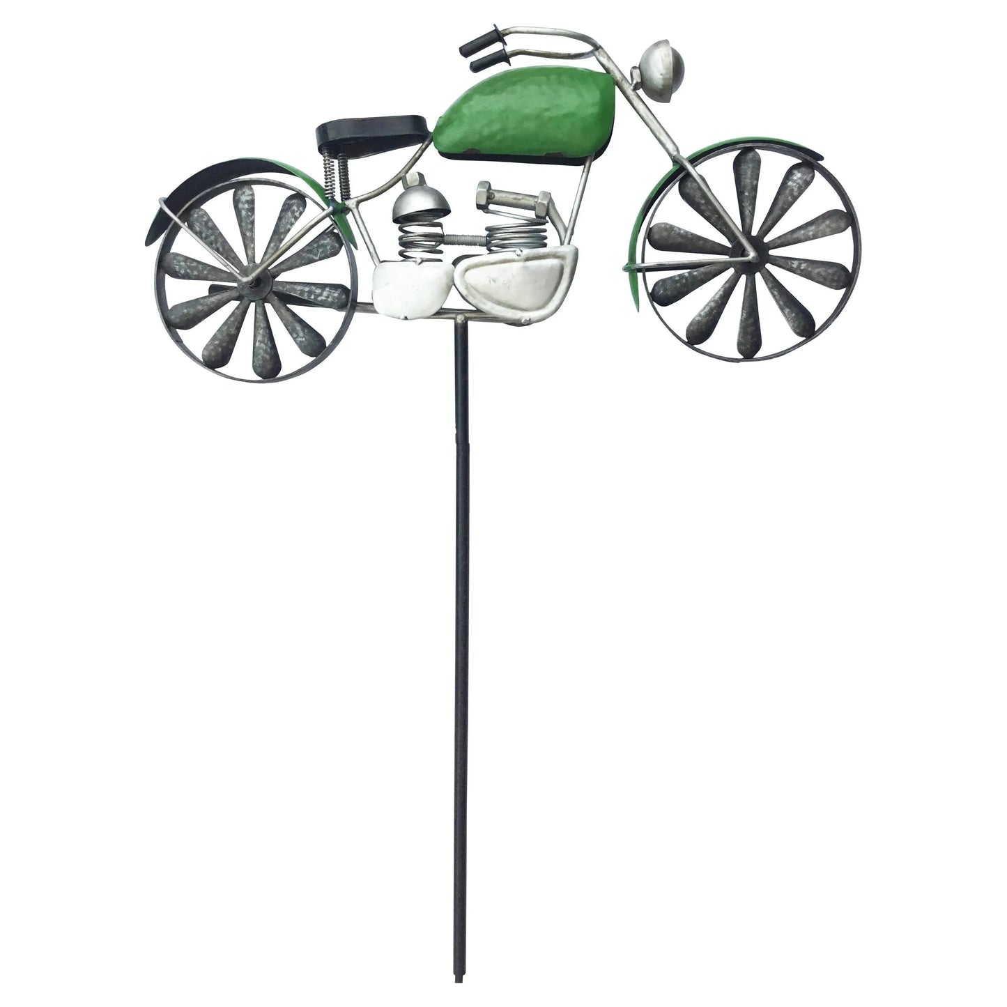 Motorbike Stake Wind Spinner