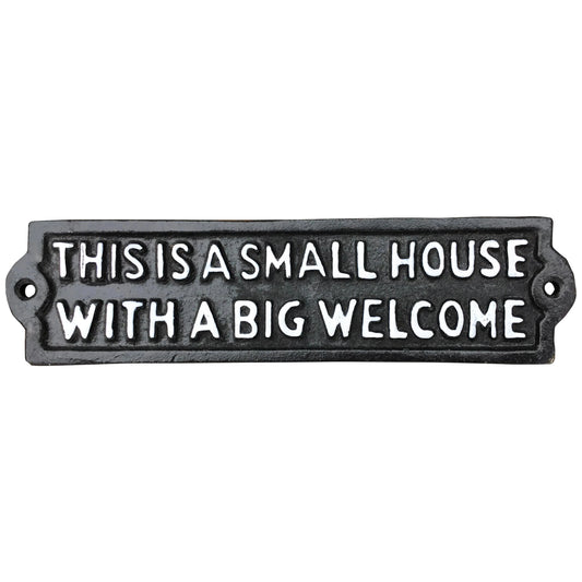Wall Plaque - This is a Small House With a Big Welcome