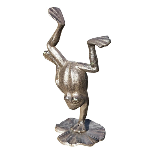 One Hand Handstand Frog on Lily Pad